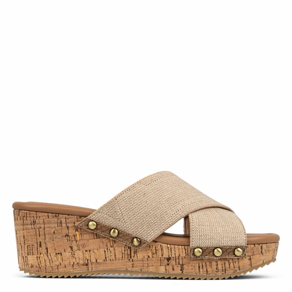 Donald Pliner NWOB Summer Wedge Sandal Tobacco Color‎ Size 11